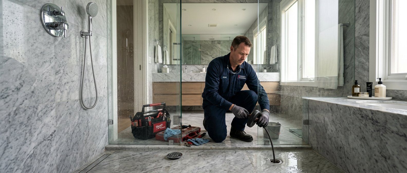Duş Gideri Açma servis çalışması
