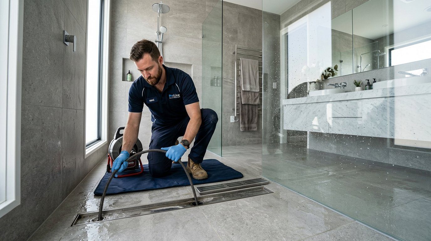 Duşakabin lineer gider tıkanıklığı açma